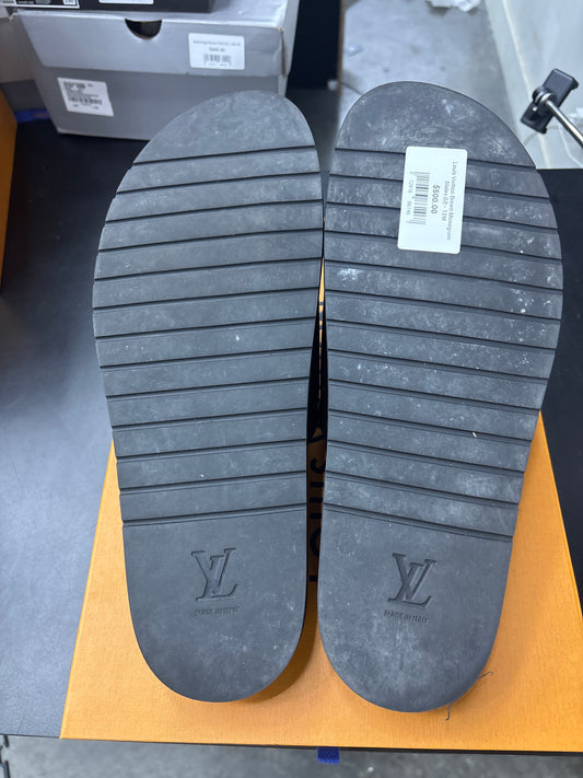 Louis Vuitton Brown Monogram Slides (U) - 12M