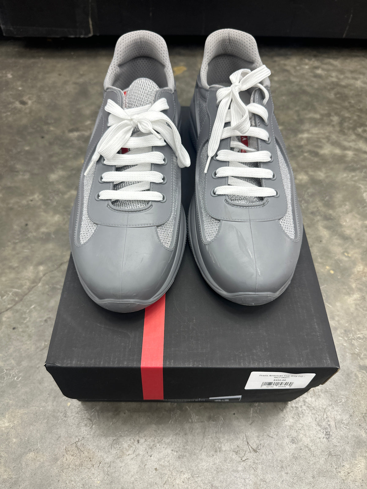 Prada American Cup Grey (U) - 46(13M)**
