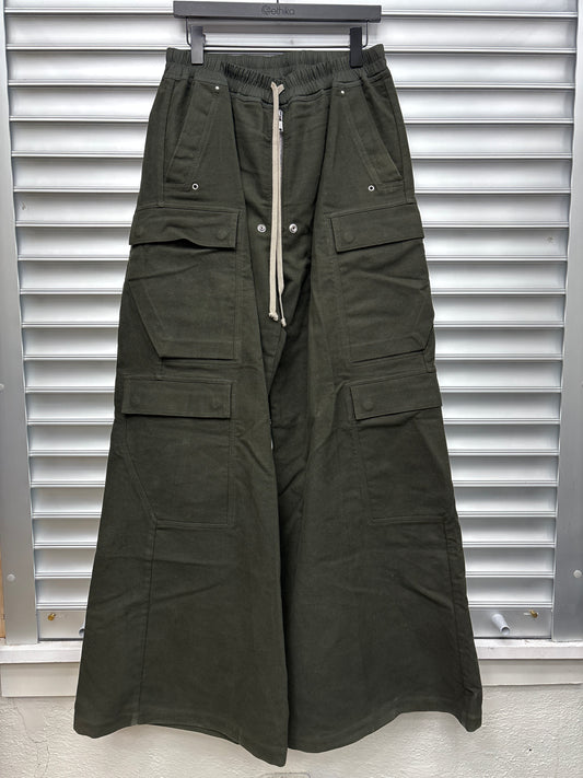 Rick Owens Forest Green Bela Cargos - 52**