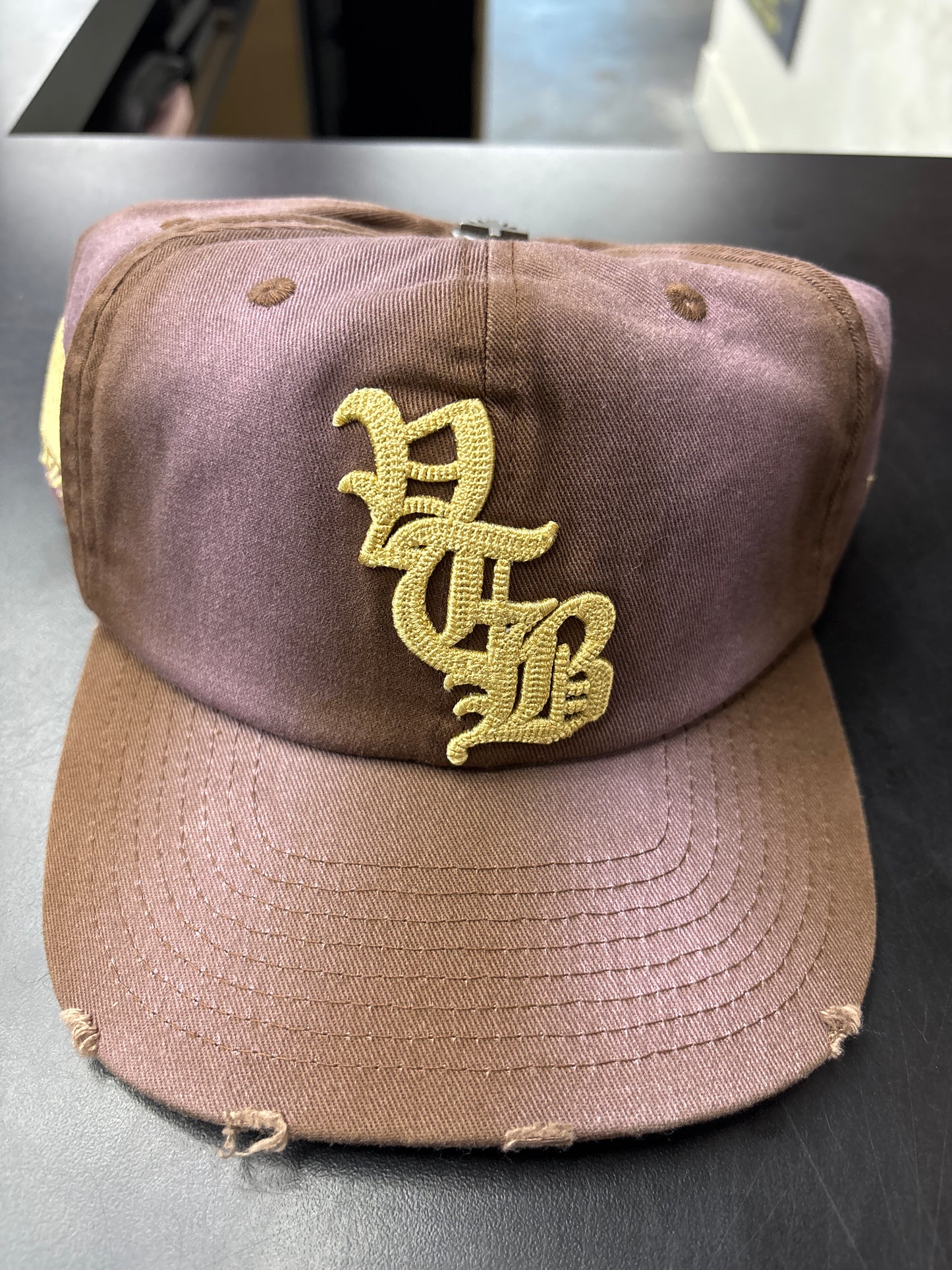 Brown Vertabrae Snapback
