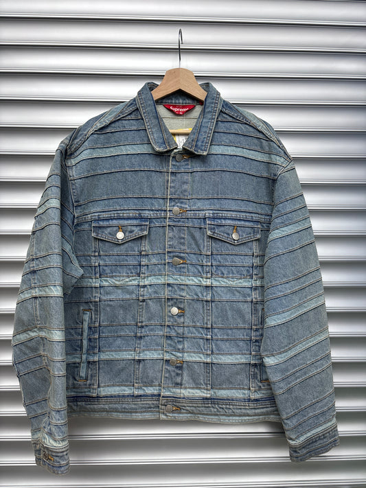 Supreme Panel Denim Jacket - XL