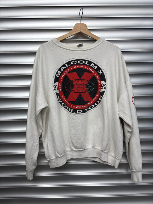 Vintage Malcolm X Crewneck - L