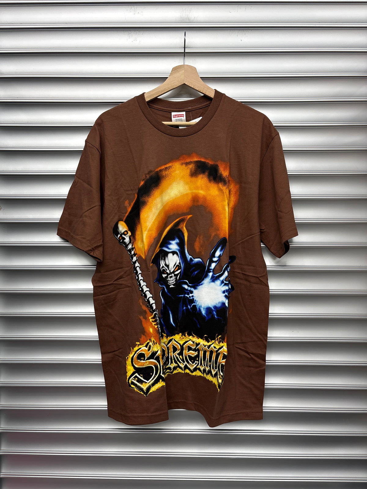 Supreme Brown Reaper Tee - L**