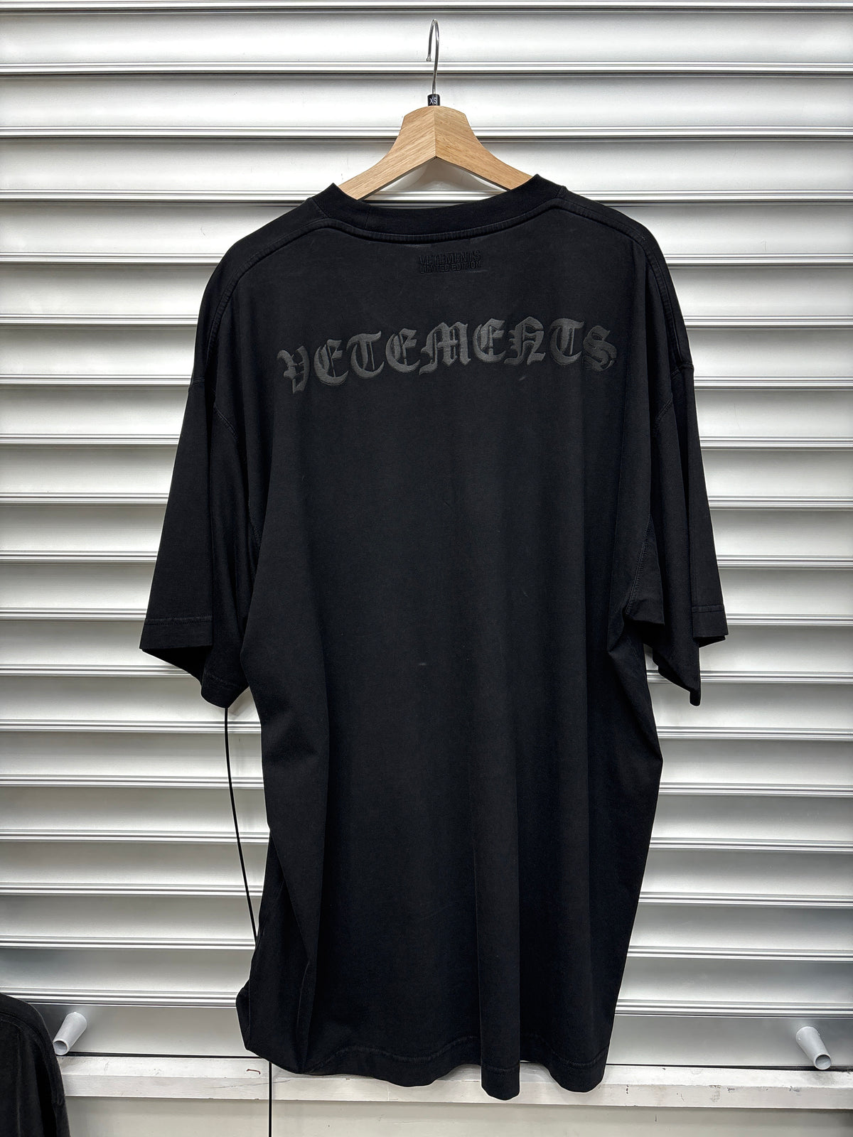 Vetements Anarchy Black Tee - XS**
