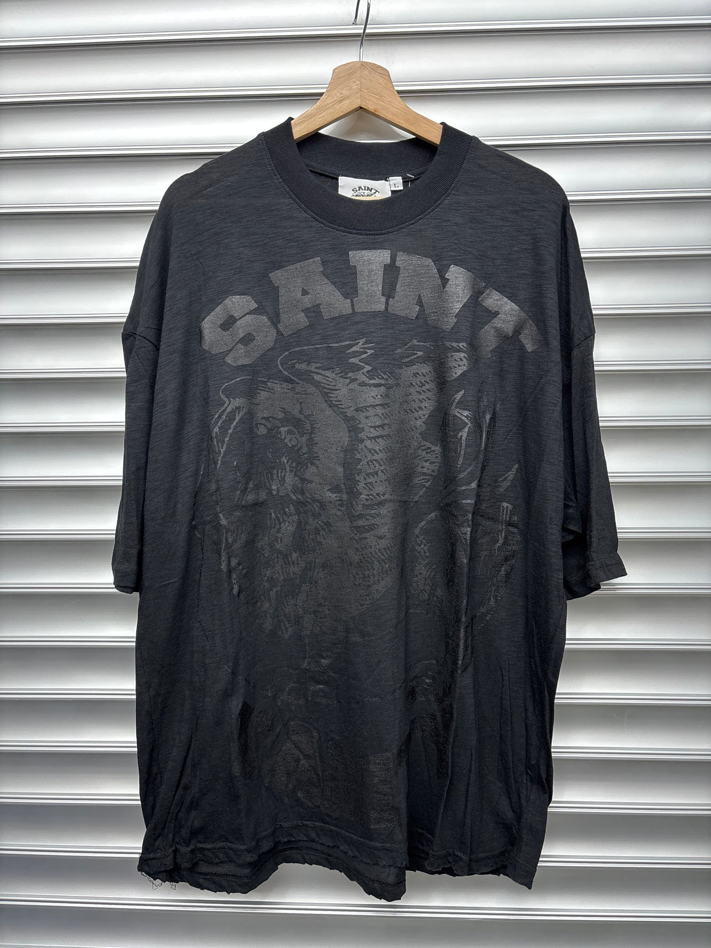 Saint Vanity Complex Con Black Tee - L