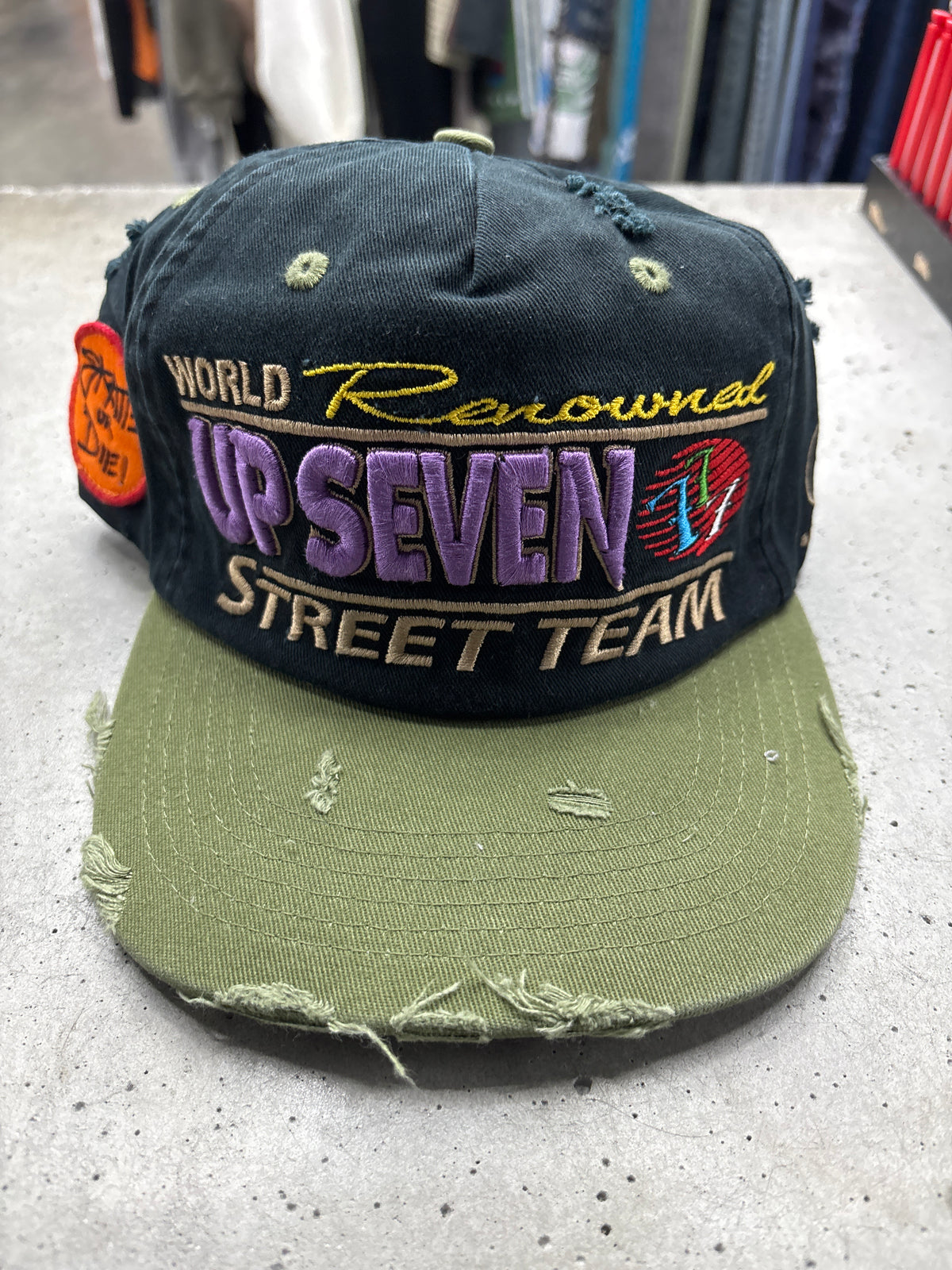 Up 7 Black/Olive Hat**