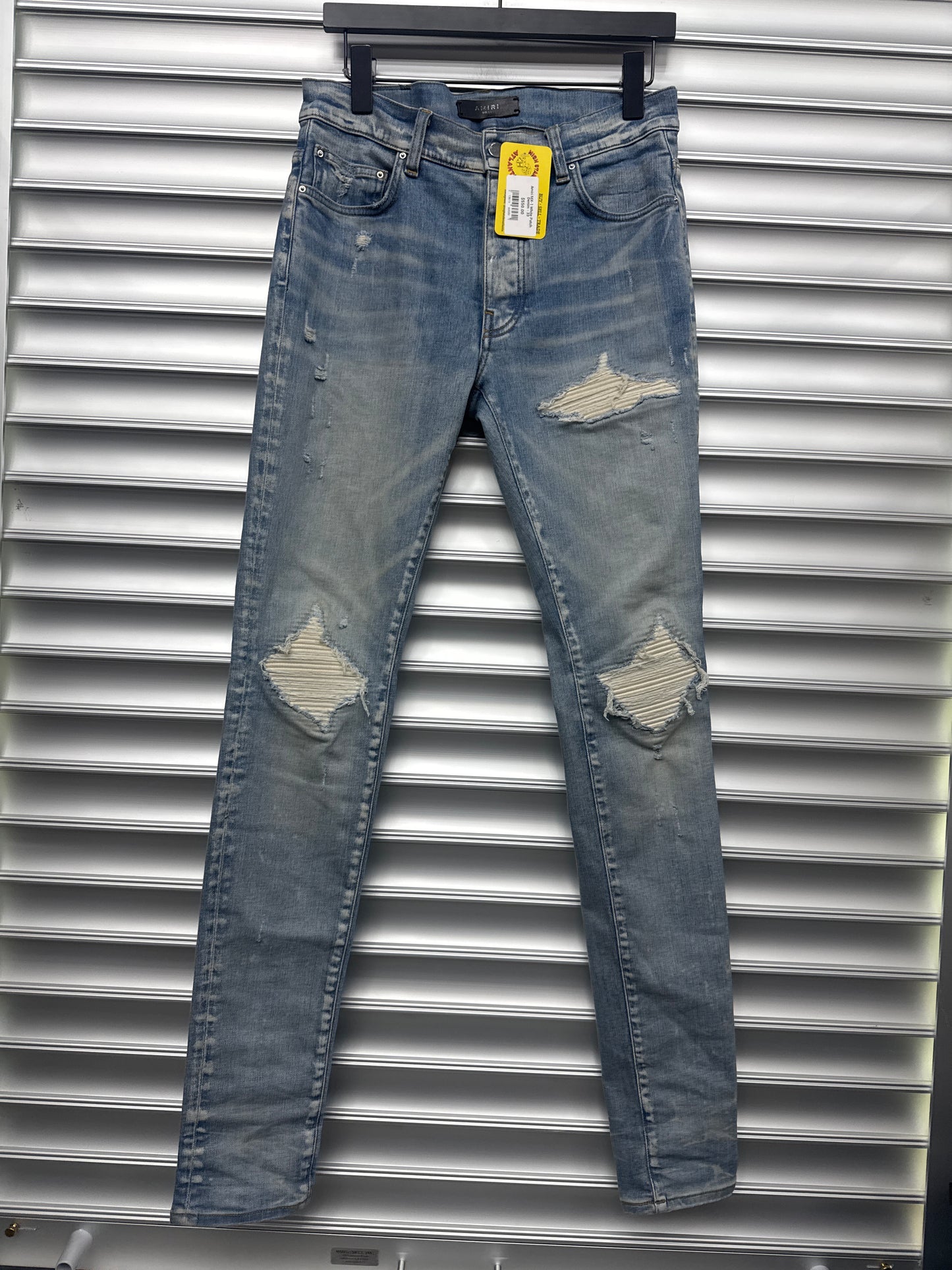 Amiri MX-1 White Patch Denim - 33