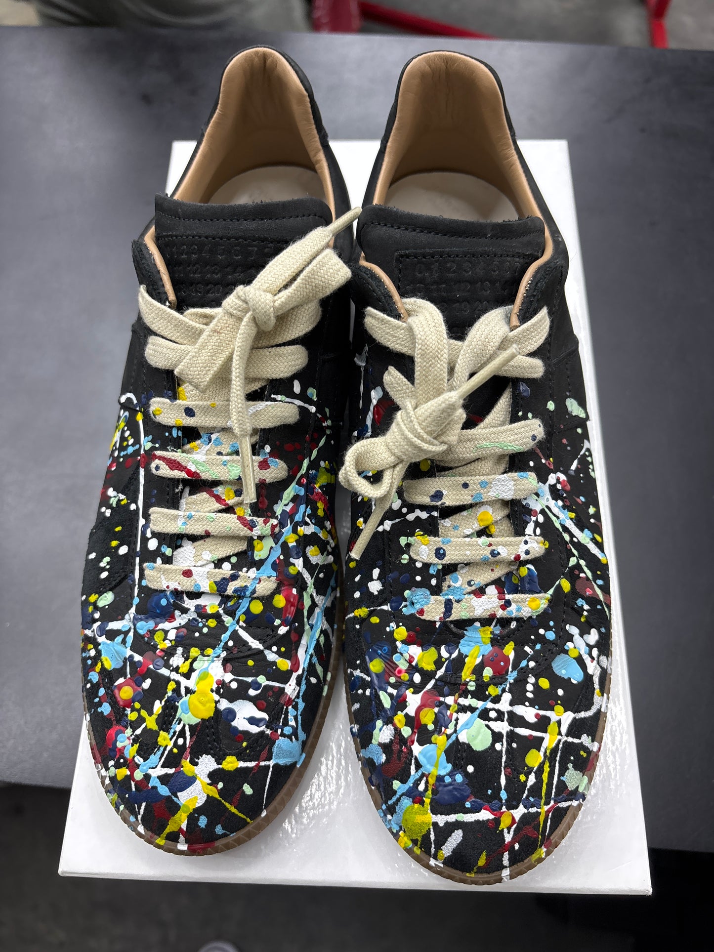Maison Margiela Replica Paint Splatter Black (U) - 42(9)