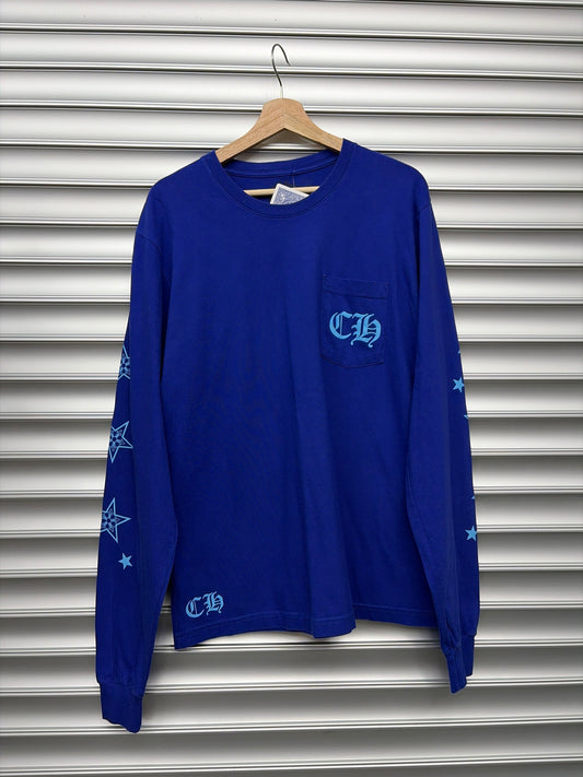 Chrome Hearts Blue Star Long Sleeve - L