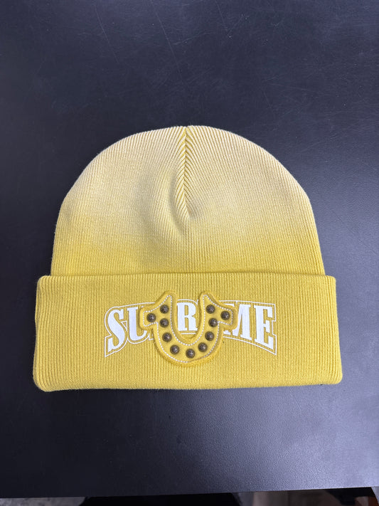 Supreme True Religion Yellow Beanie - OS