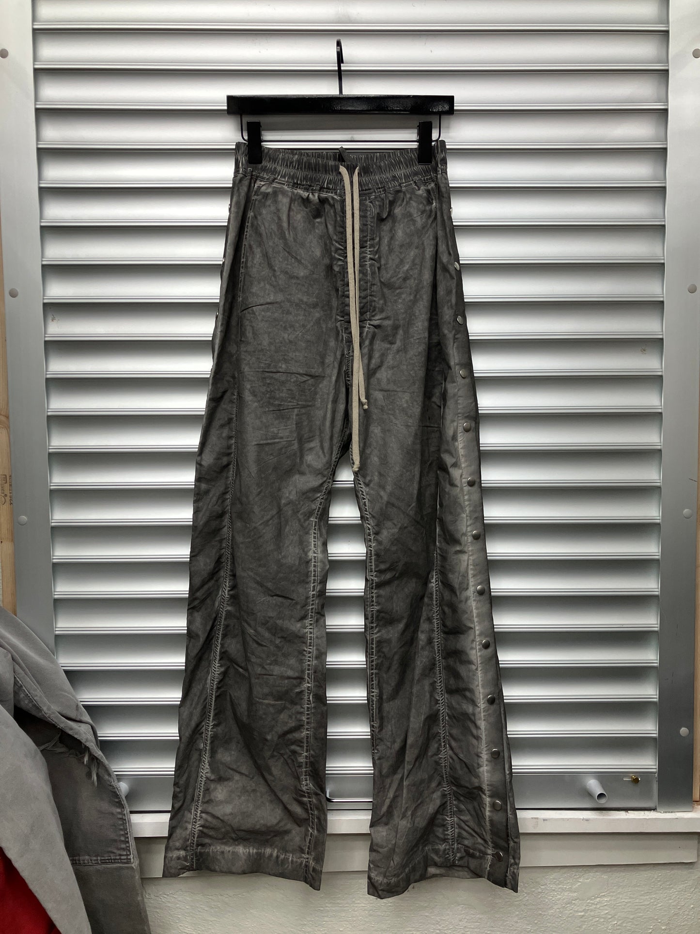 Rick Owens Wax Grey Pusher Pant - S
