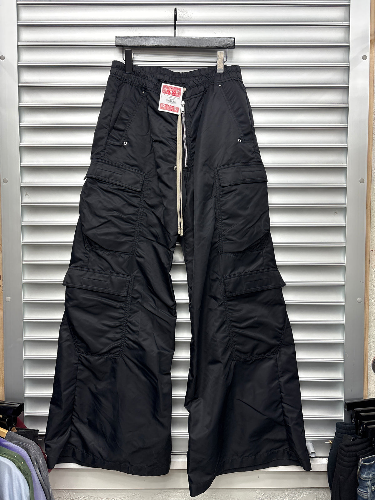 Rick Owen Nylon Cargobela Pants - L**