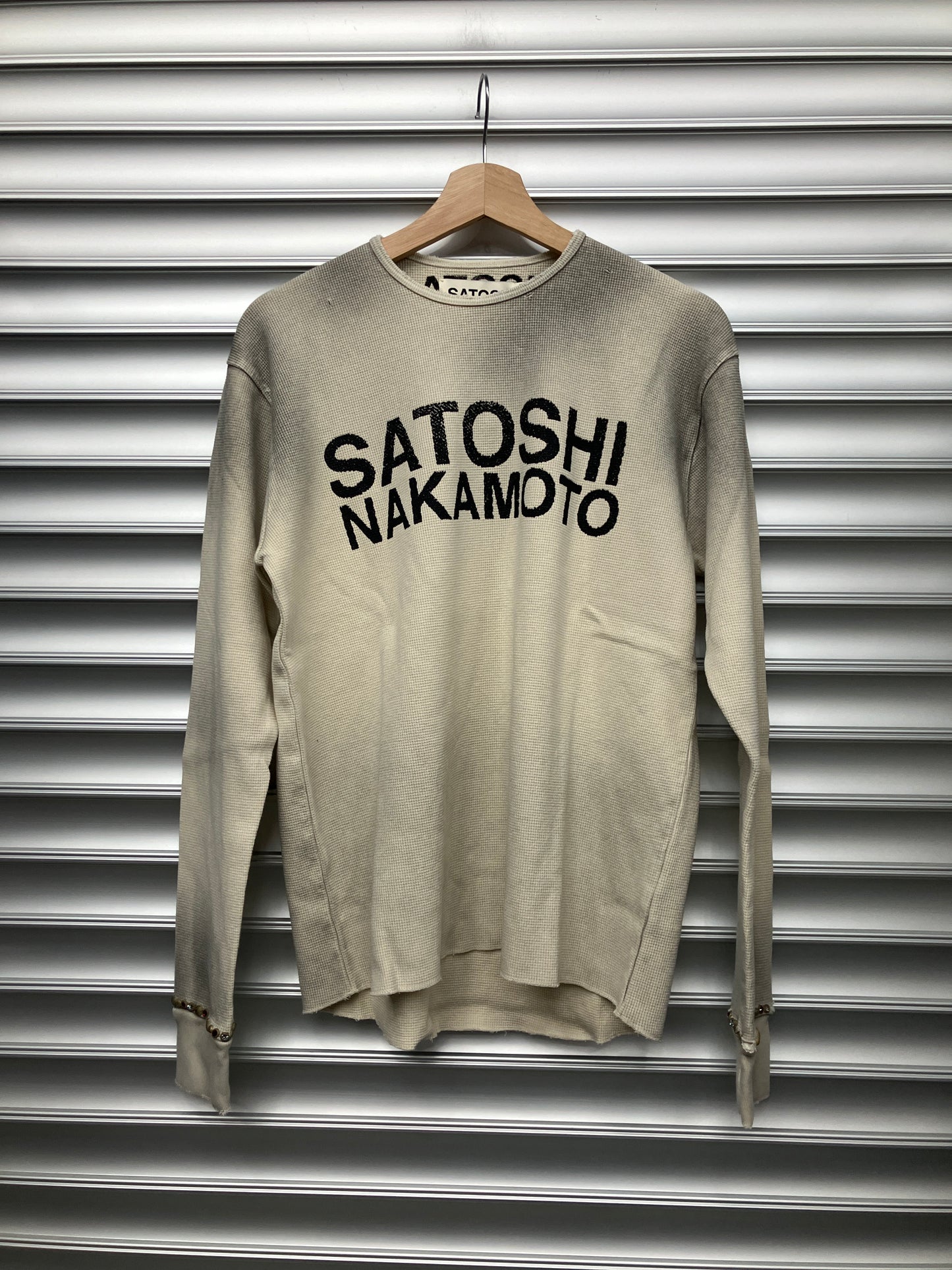 Satoshi Nakamoto Logo Studded Thermal - M