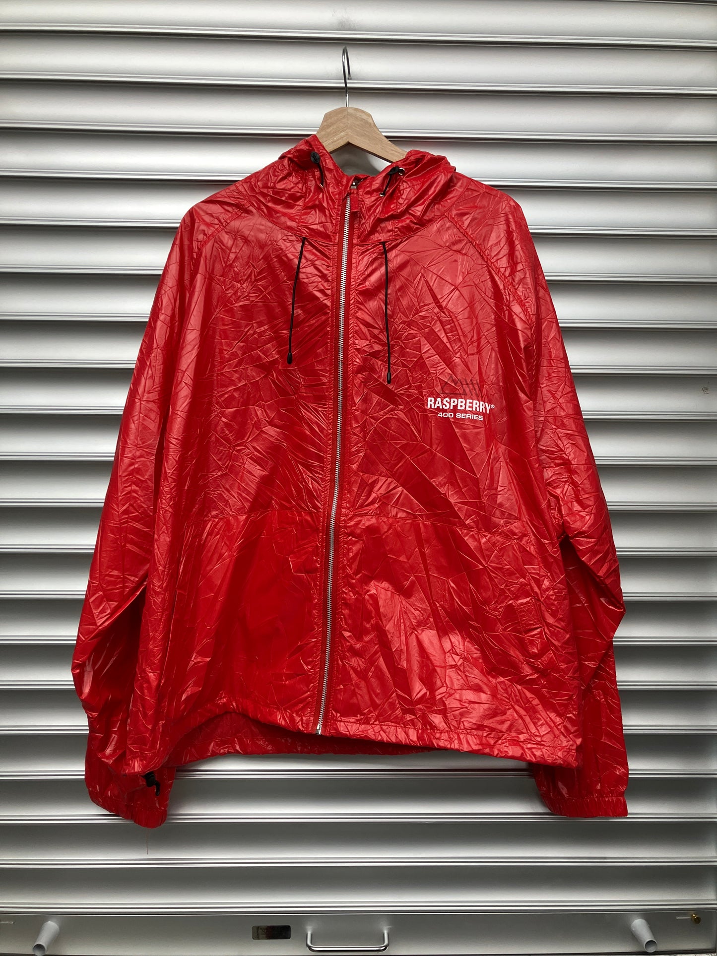 Raspberry Hills Red Windbreaker - L