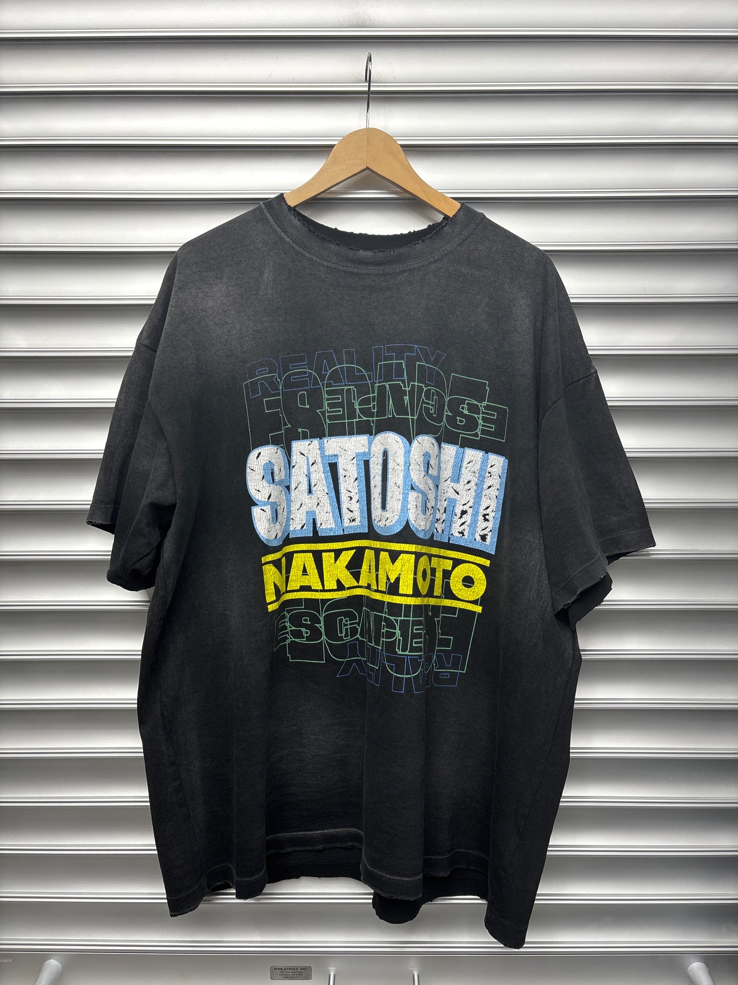 Satoshi Nakamoto Escape Reality Tee - XXL