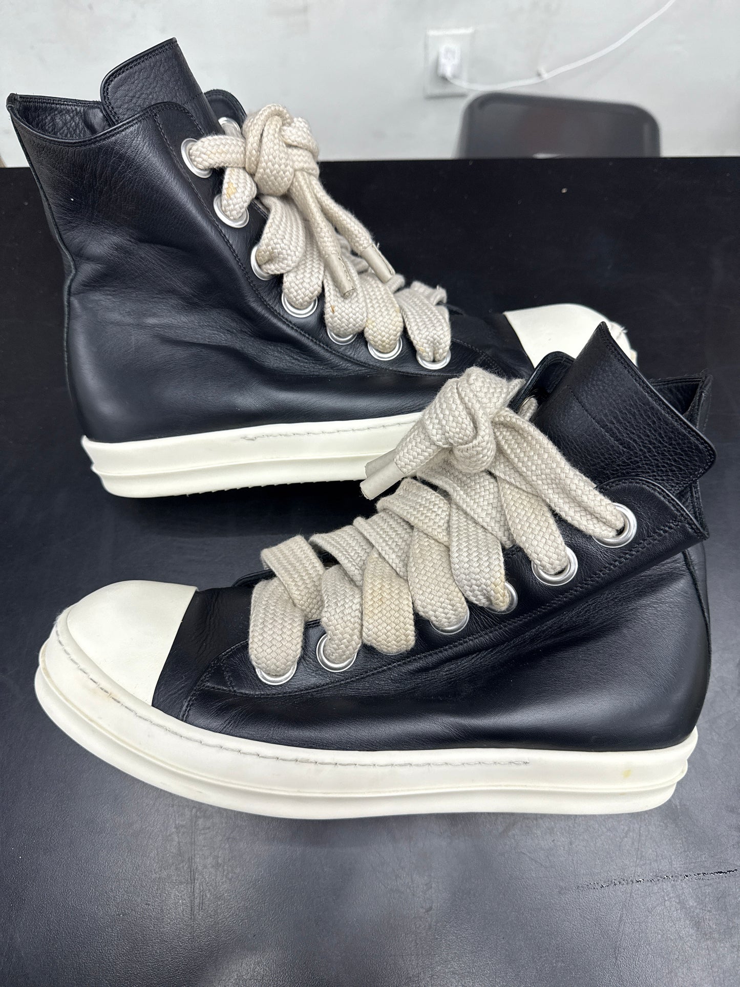 Rick Owen Jumbo Lace High (U) - 46(13) (NB)