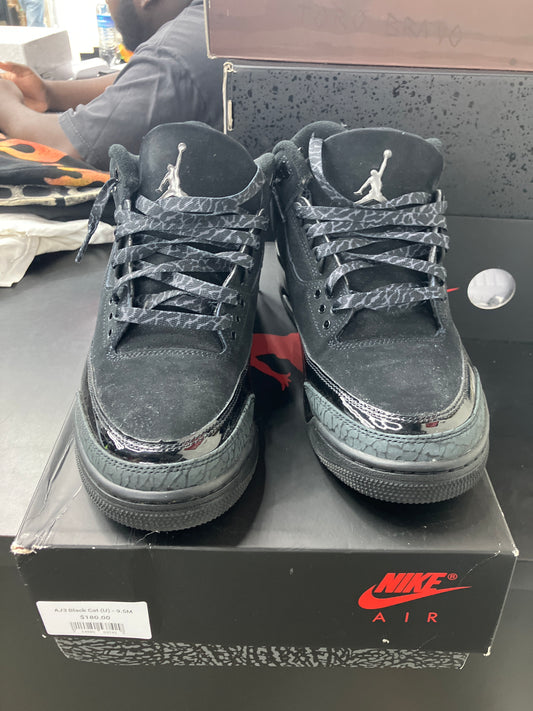AJ3 Black Cat (U) - 9.5M