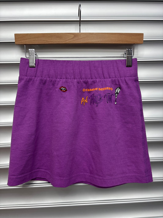 Chrome Hearts Matty Boy Purple Skirt - Medium
