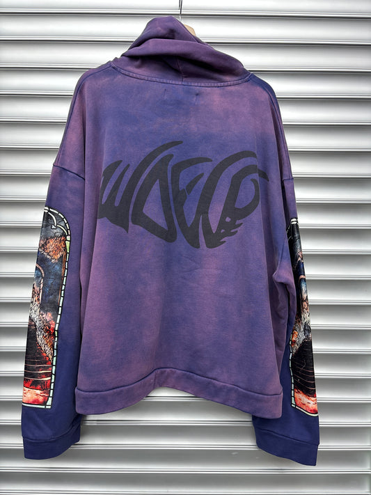 Purple Who Decides War Hoodie - XXL
