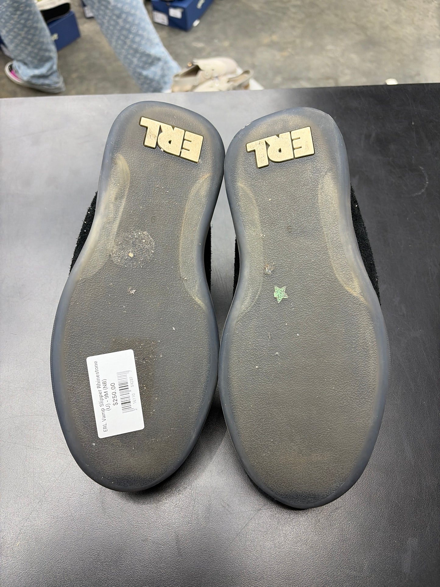 ERL Vamp Slipper Rhinestone (U) - 9M (NB)