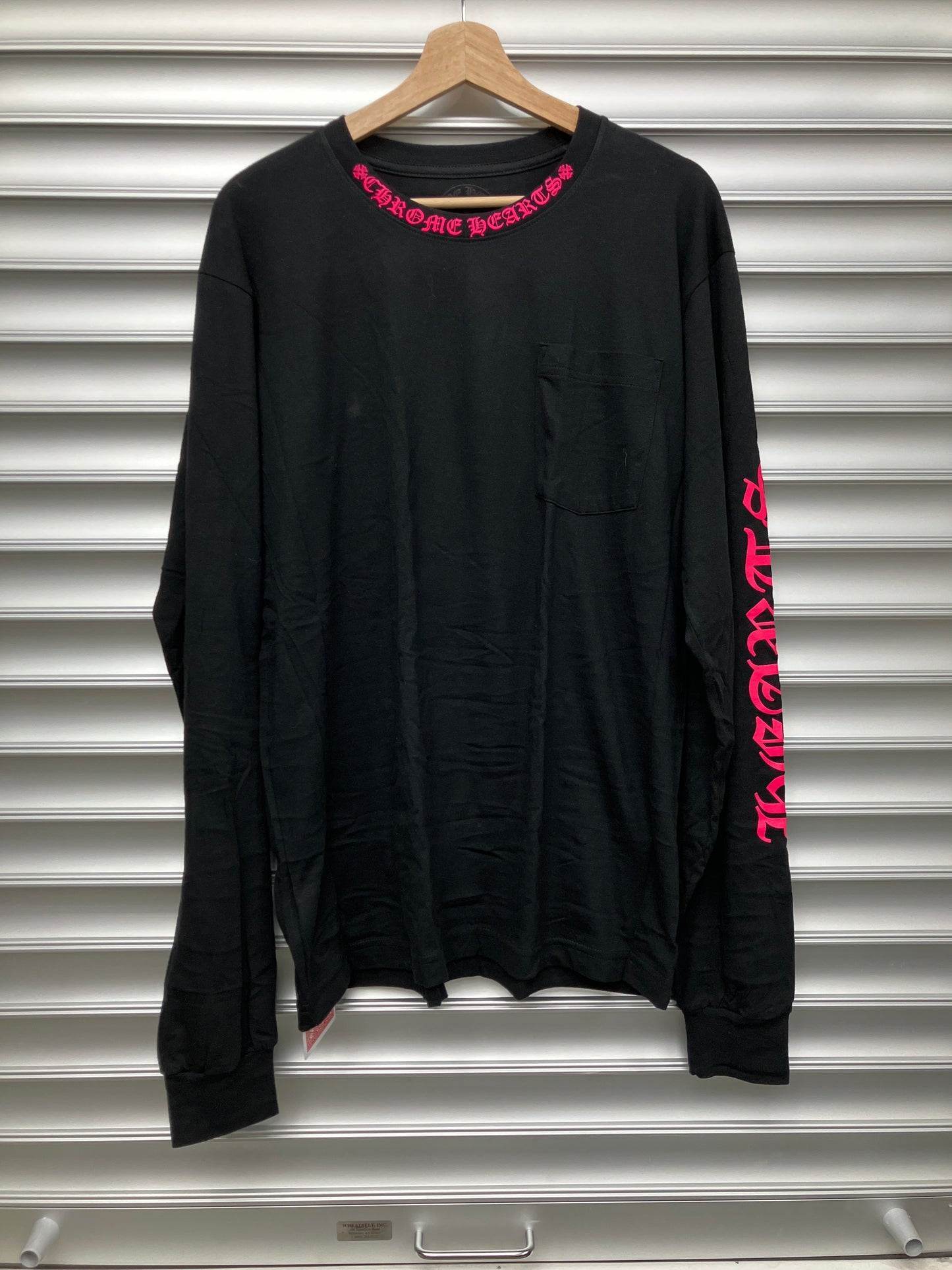 Chrome Hearts Pink Pocket Long Sleeve - L**