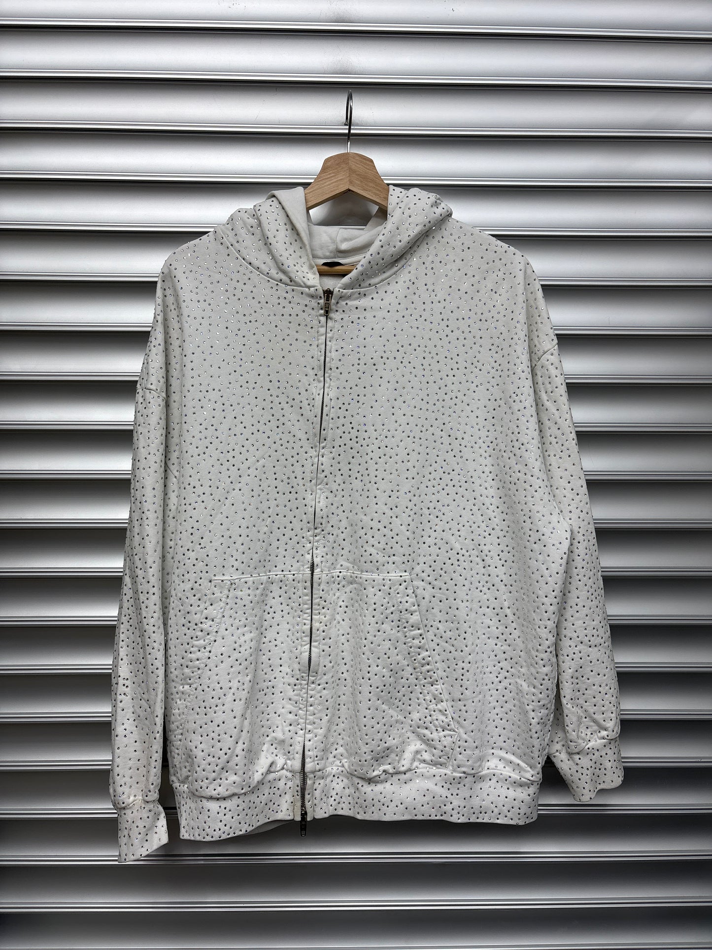 Balenciaga Rhinestone Hoodie - M