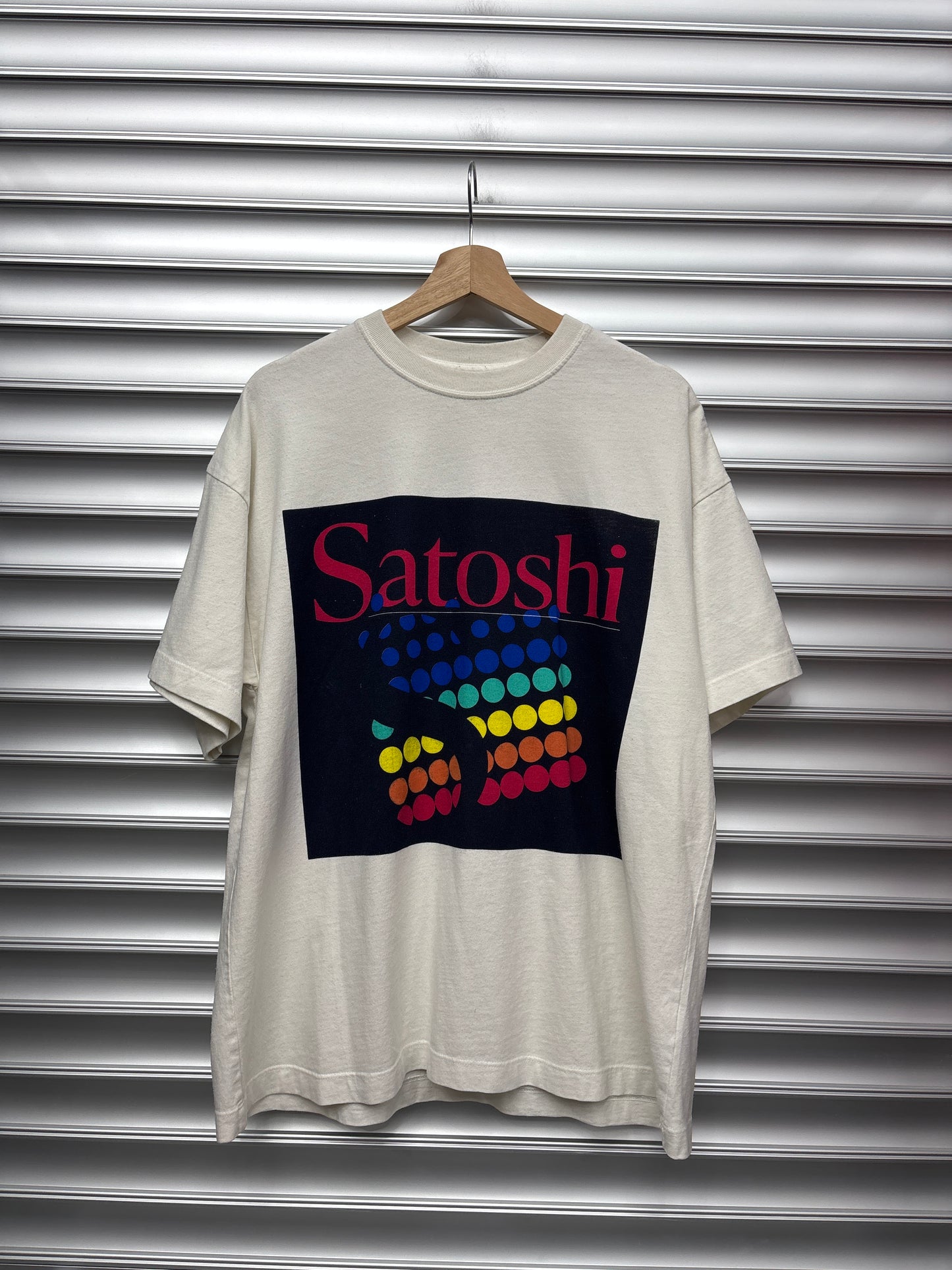 Satoshi Dots Tee - L