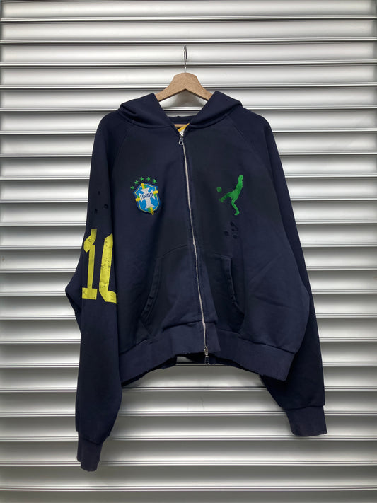HMDD Soccer Navy Zip Up - Medium