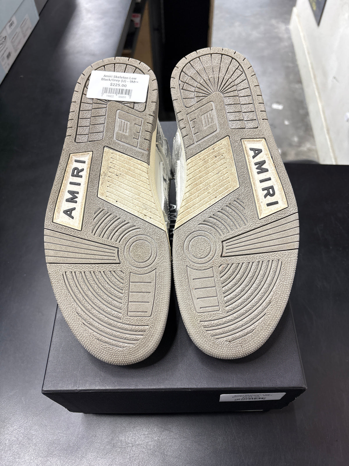 Amiri Skeleton Low Black/Grey (U) - 9M**