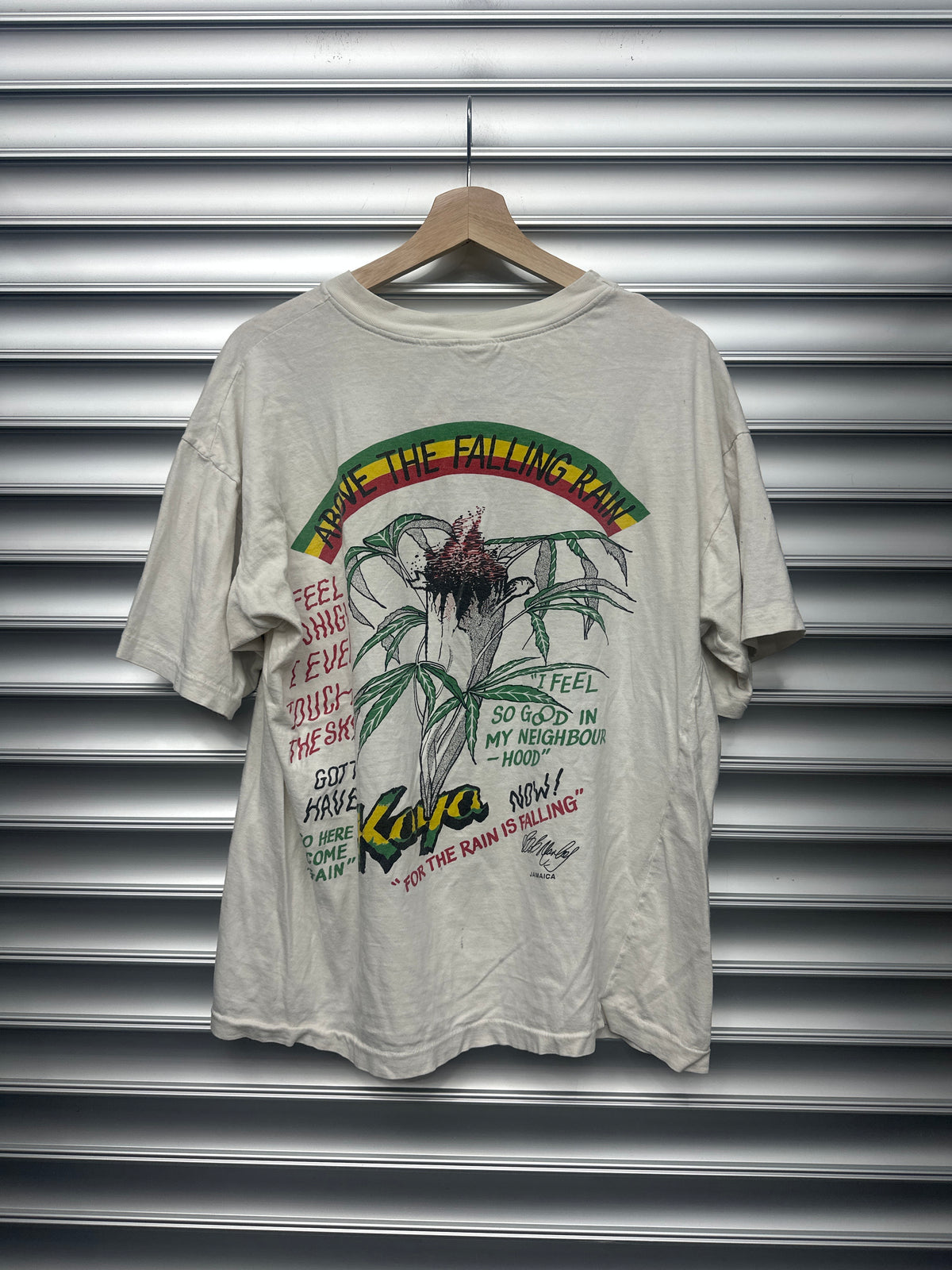 Vintage Bob Marley Portrait Tee - L**