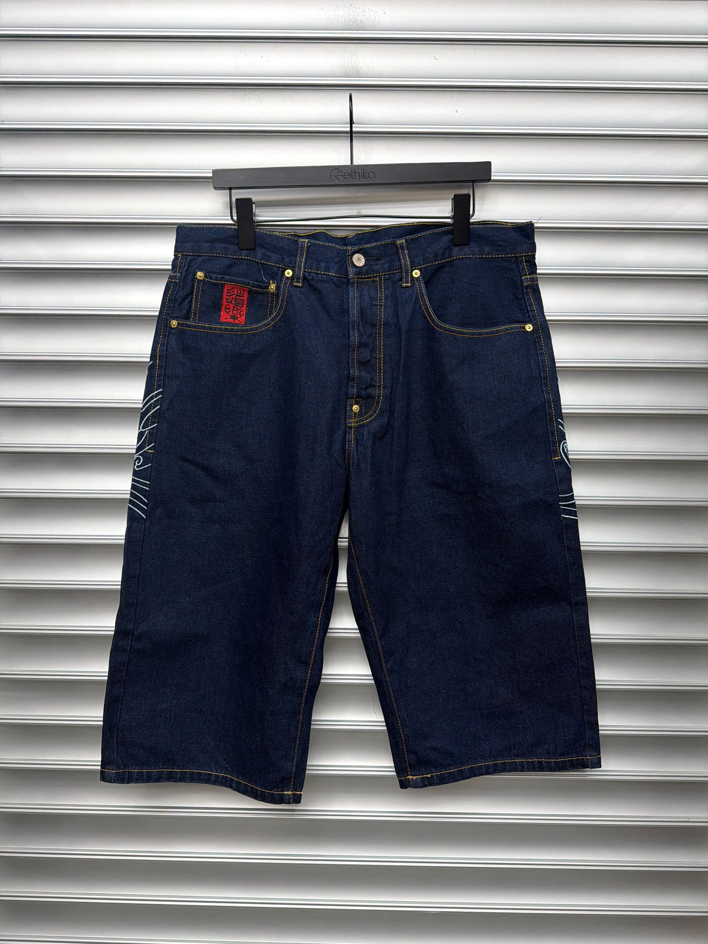 Evisu Fish Raw Shorts - 34