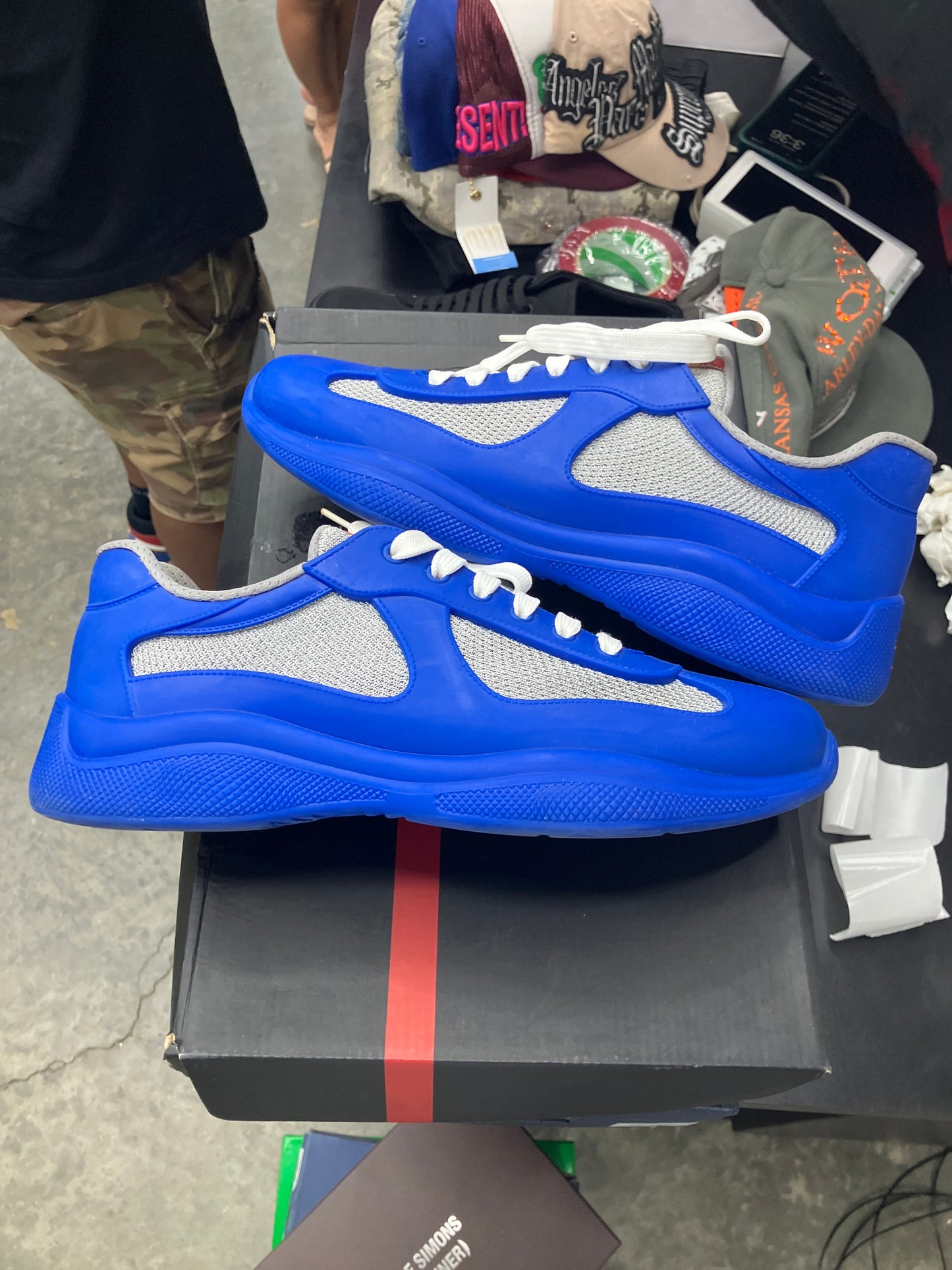 Prada American Cup Blue Rubber (U) - 42(9)