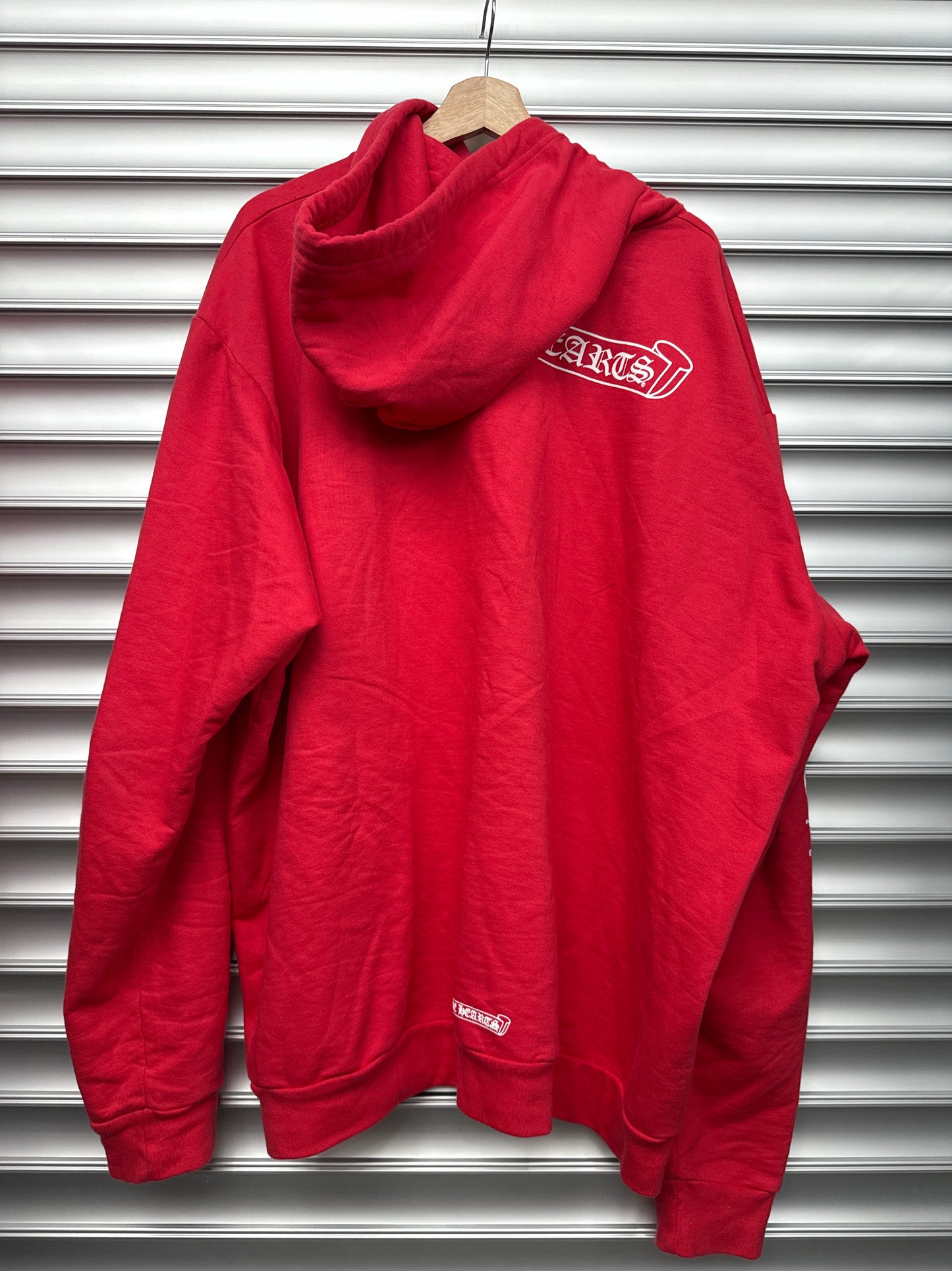 Red Chrome Hearts Online Exclusive Hoodie - XXL