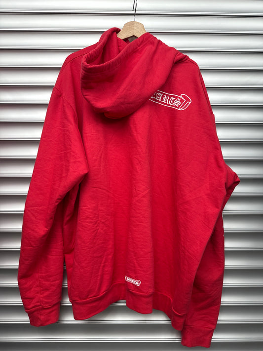 Red Chrome Hearts Online Exclusive Hoodie - XXL