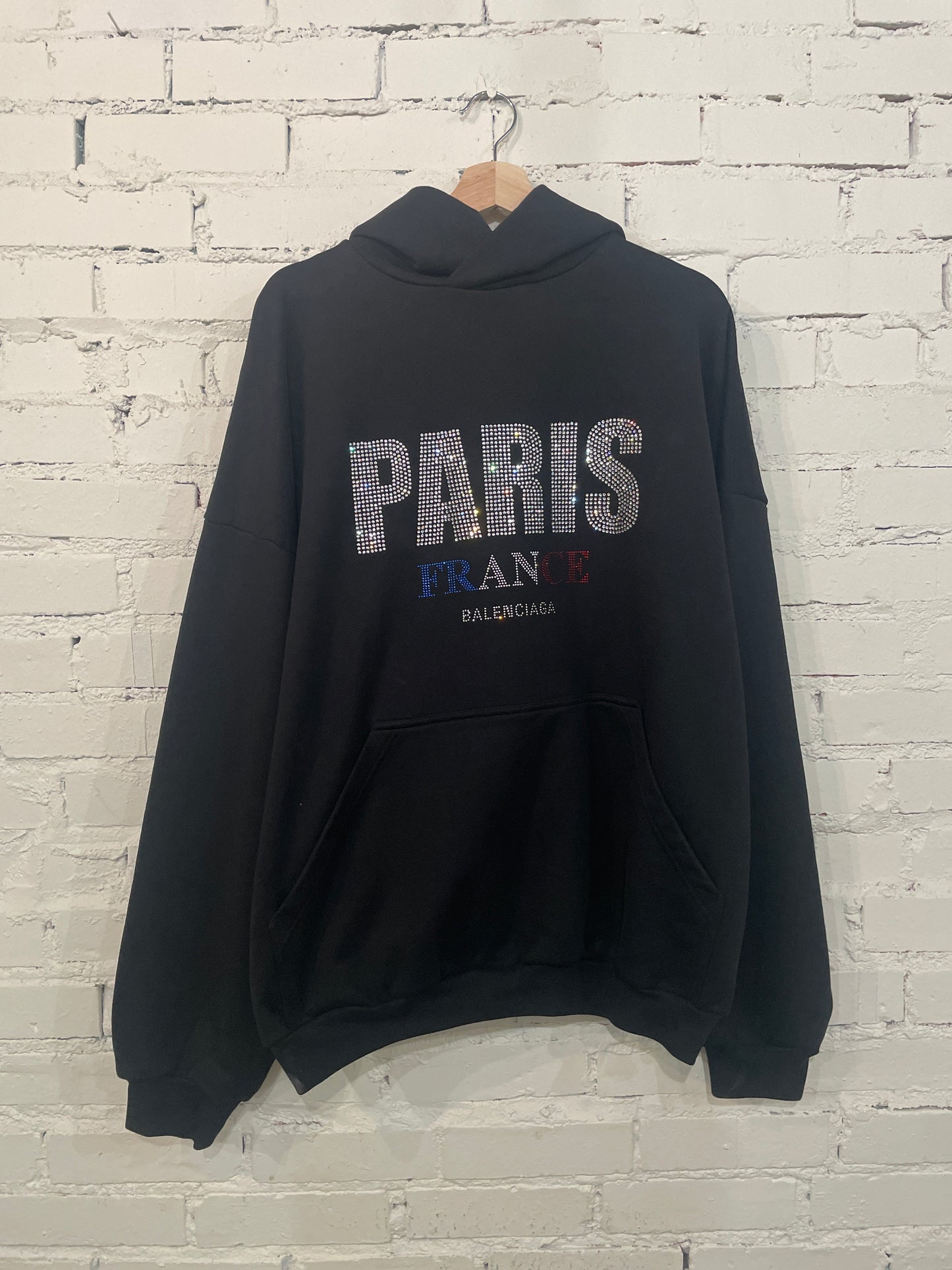 Balenciaga Paris Swaroski Hoodie - XS