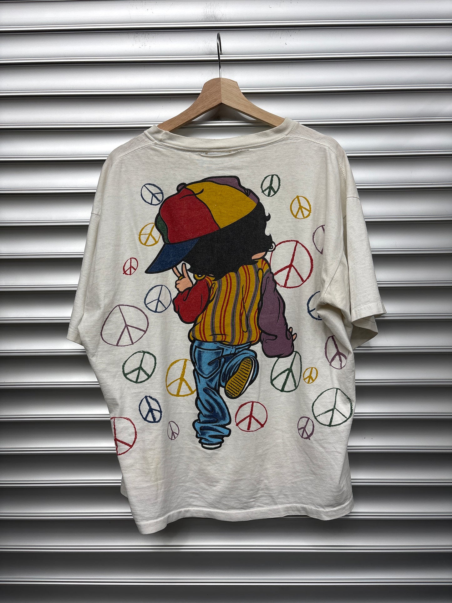 Vintage Betty Boop Peace Tee - L