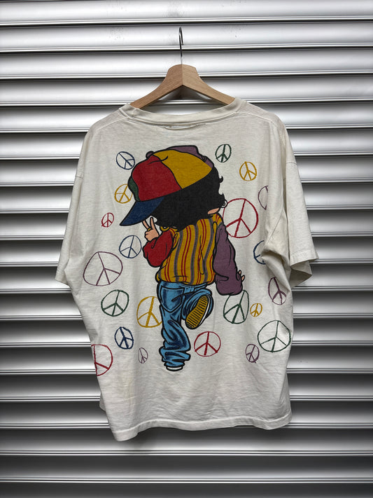 Vintage Betty Boop Peace Tee - L