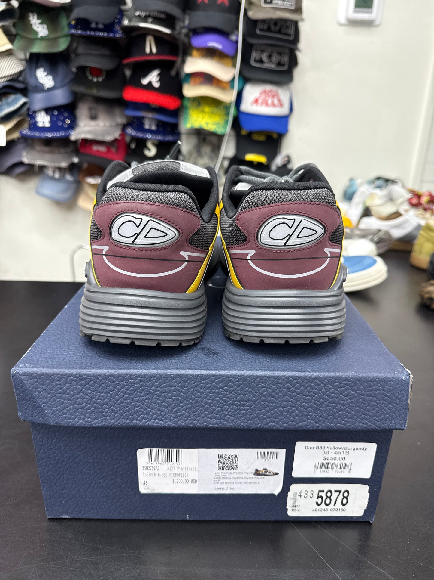 Dior B30 Yellow/Burgundy (U) - 45(12)