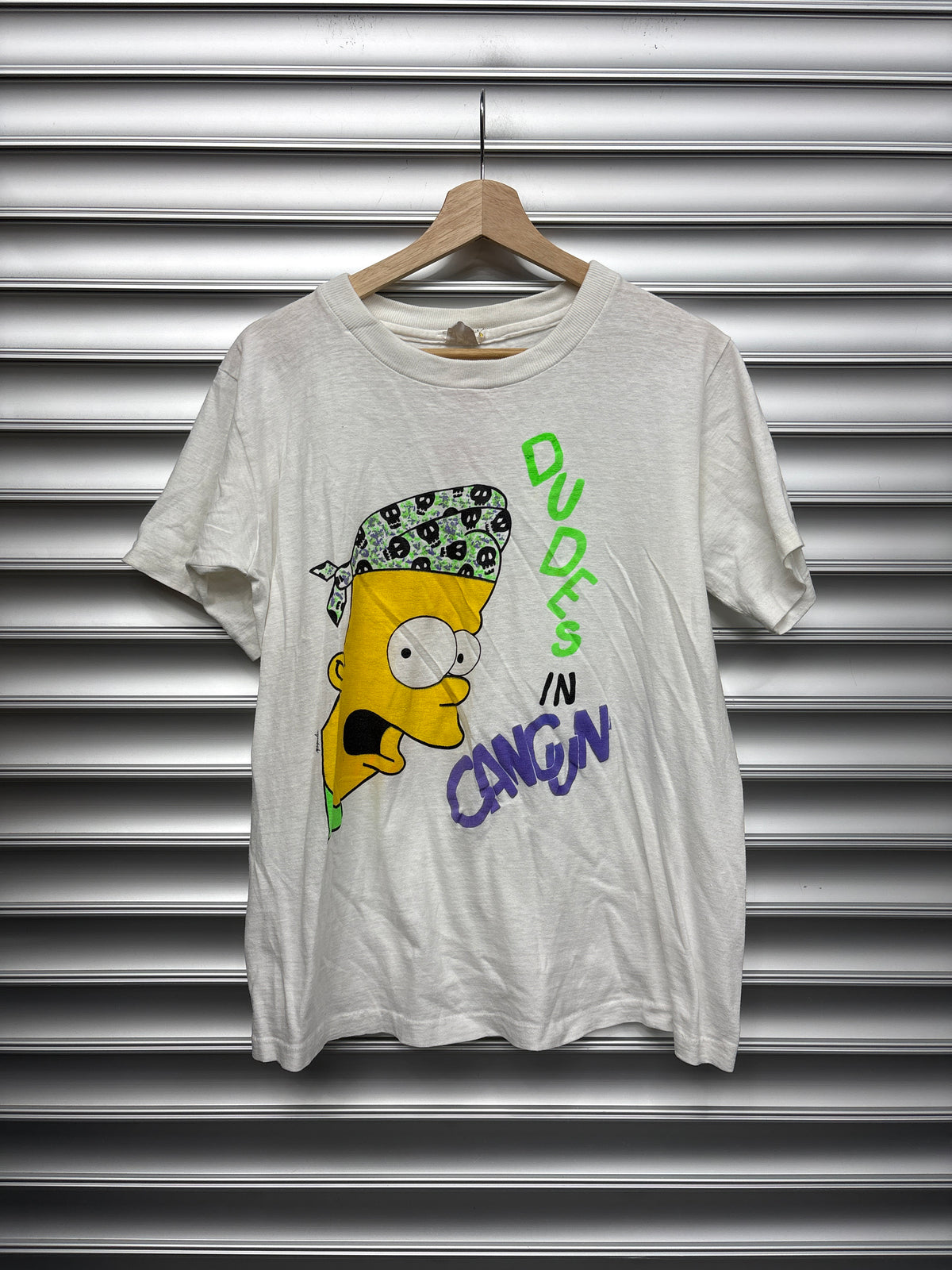 Vintage Dudes In Cancun Bart Tee - L**