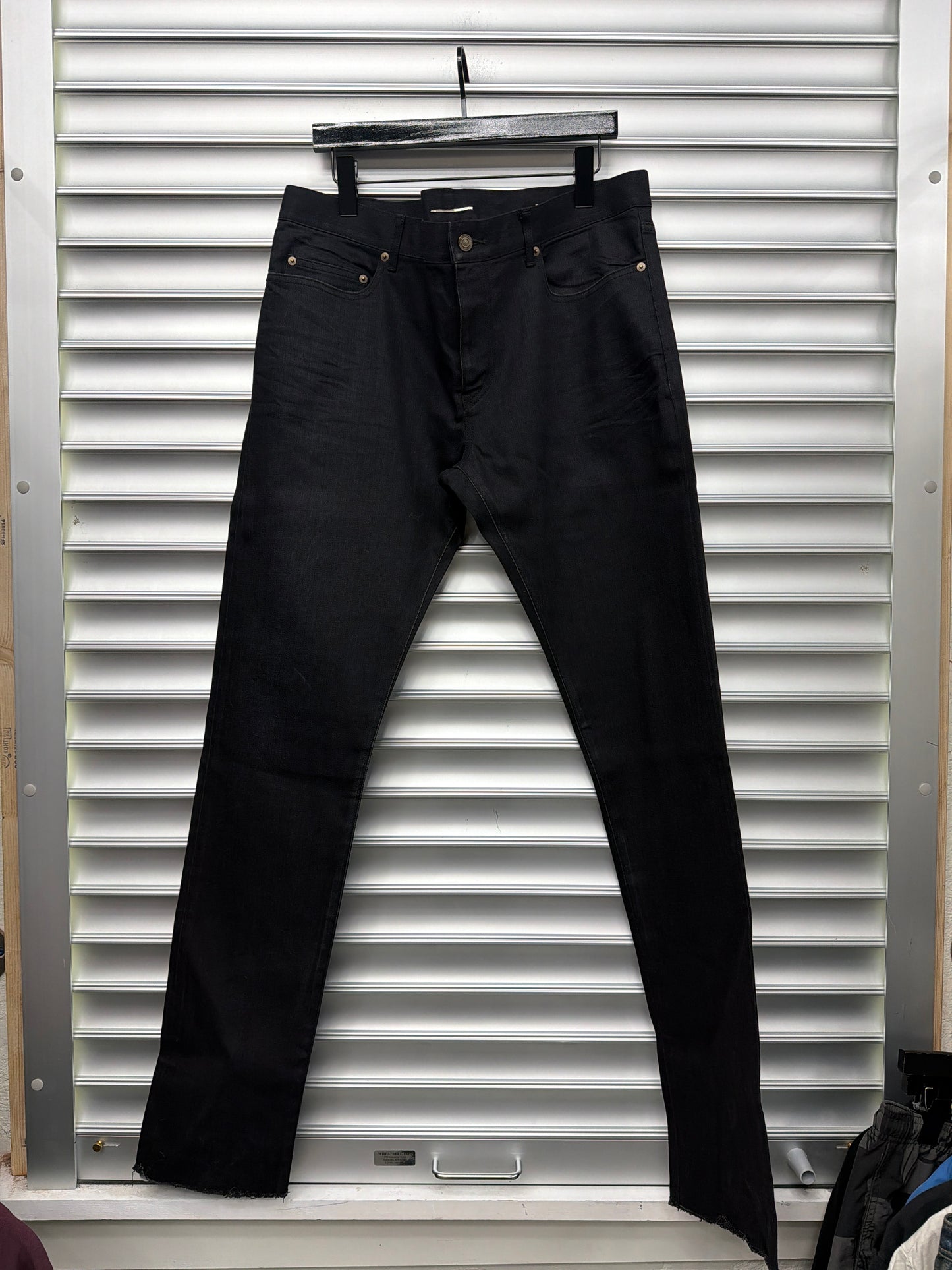 YSL Black Selvedge Denim - 36