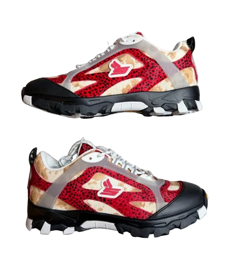 Sicko Hiking Shoe PDF Diamond Red Cheetah - 10M