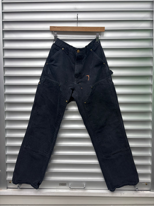 Vintage Carhartt Black Double Knee - 30