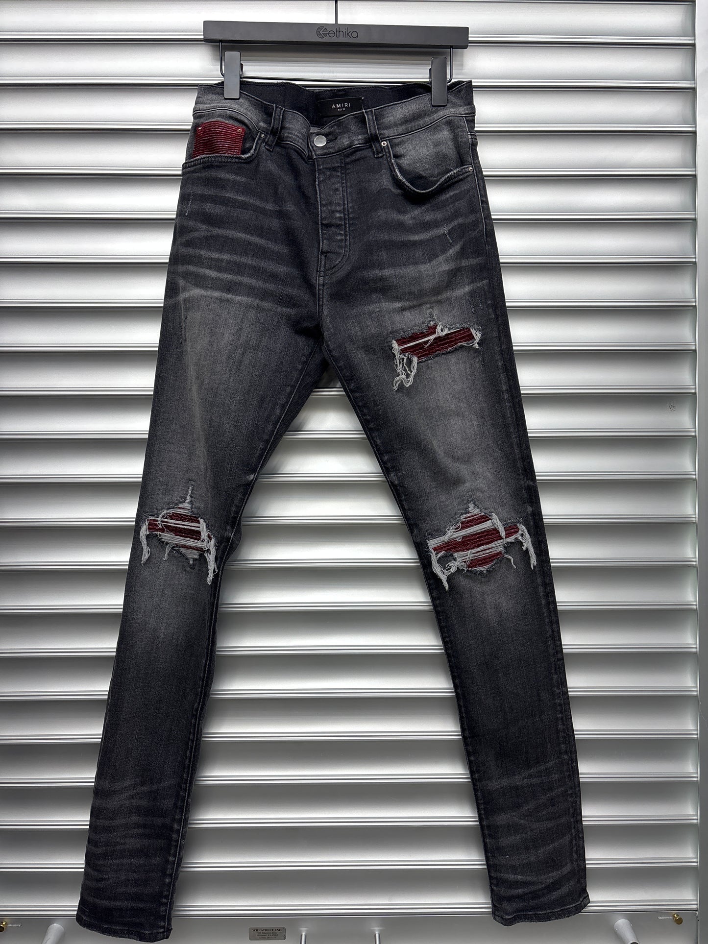 Amiri MX1 Maroon Patch - 33
