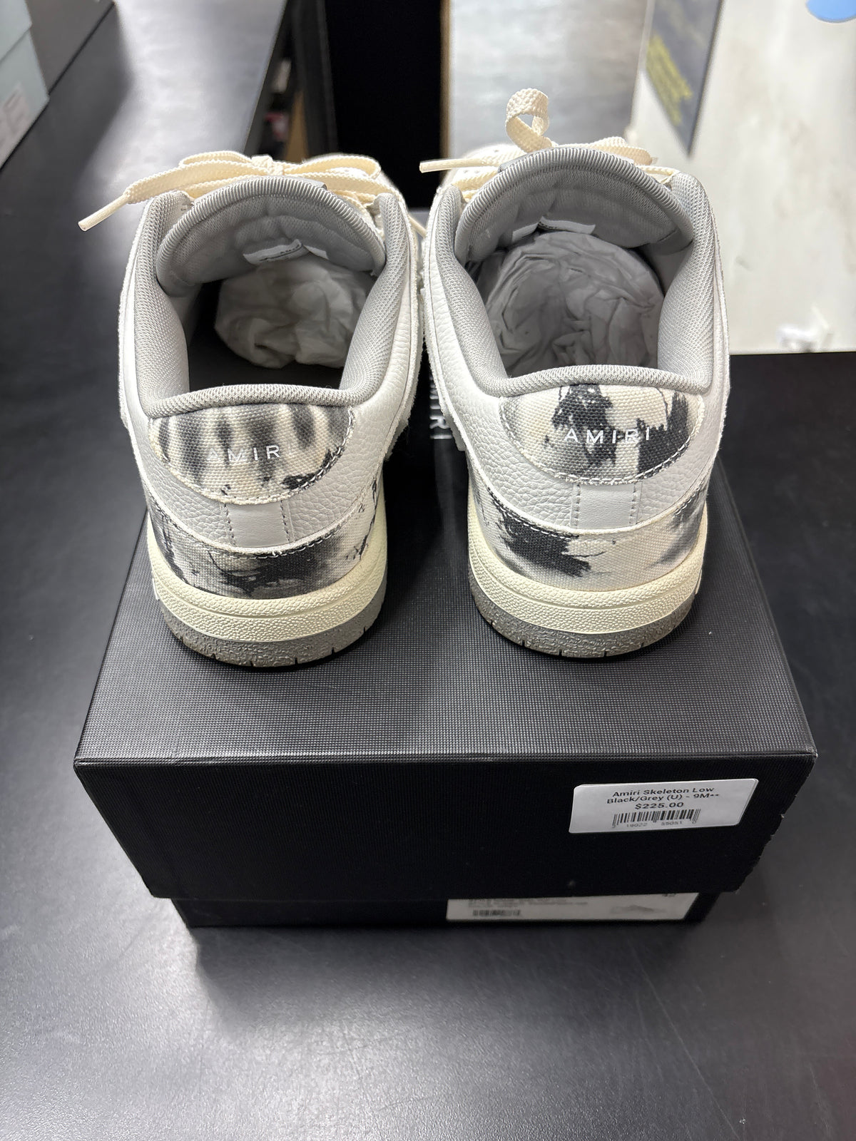 Amiri Skeleton Low Black/Grey (U) - 9M**