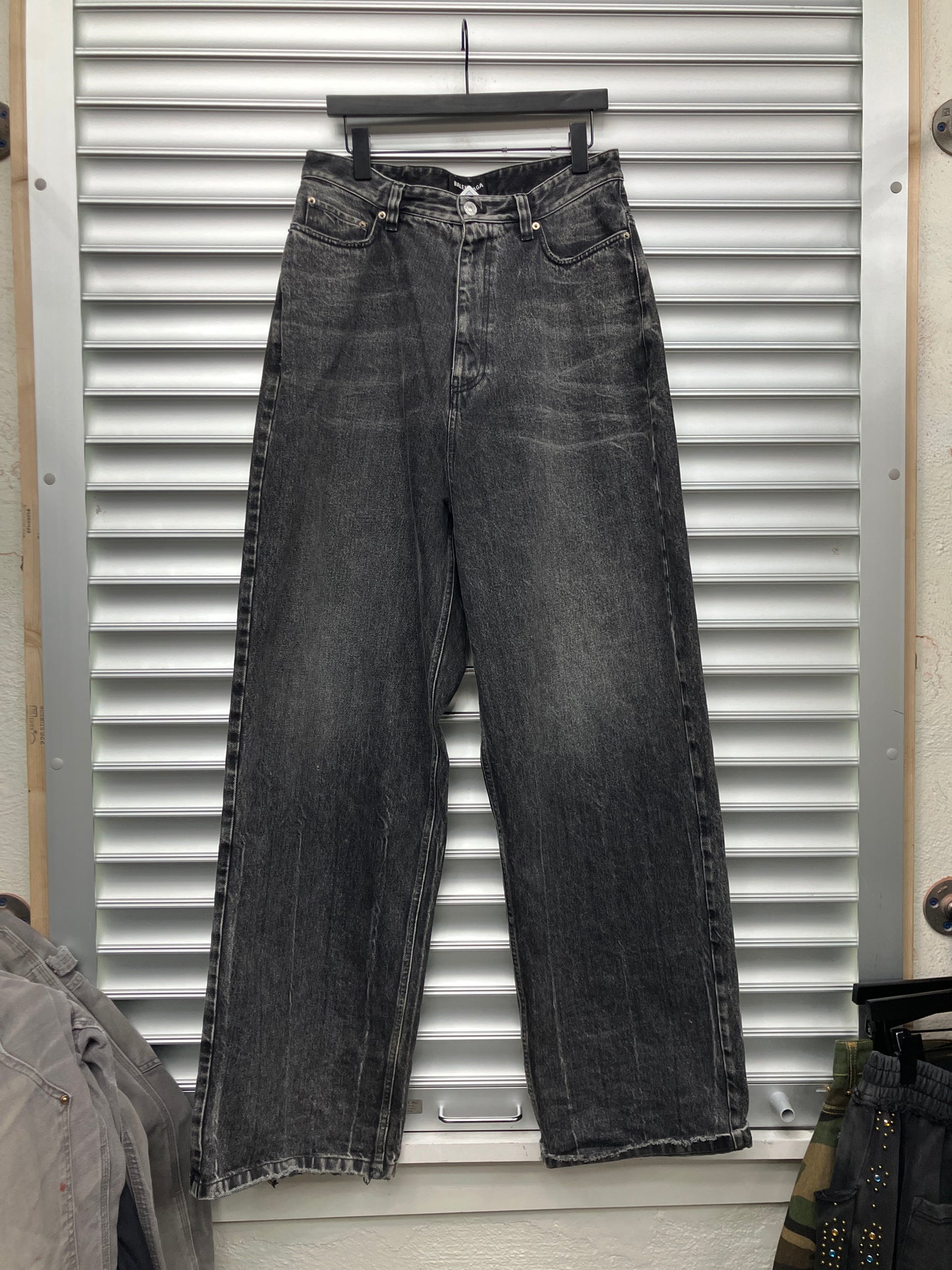 Balenciaga Dark Wash Baggy Sample Denim - M