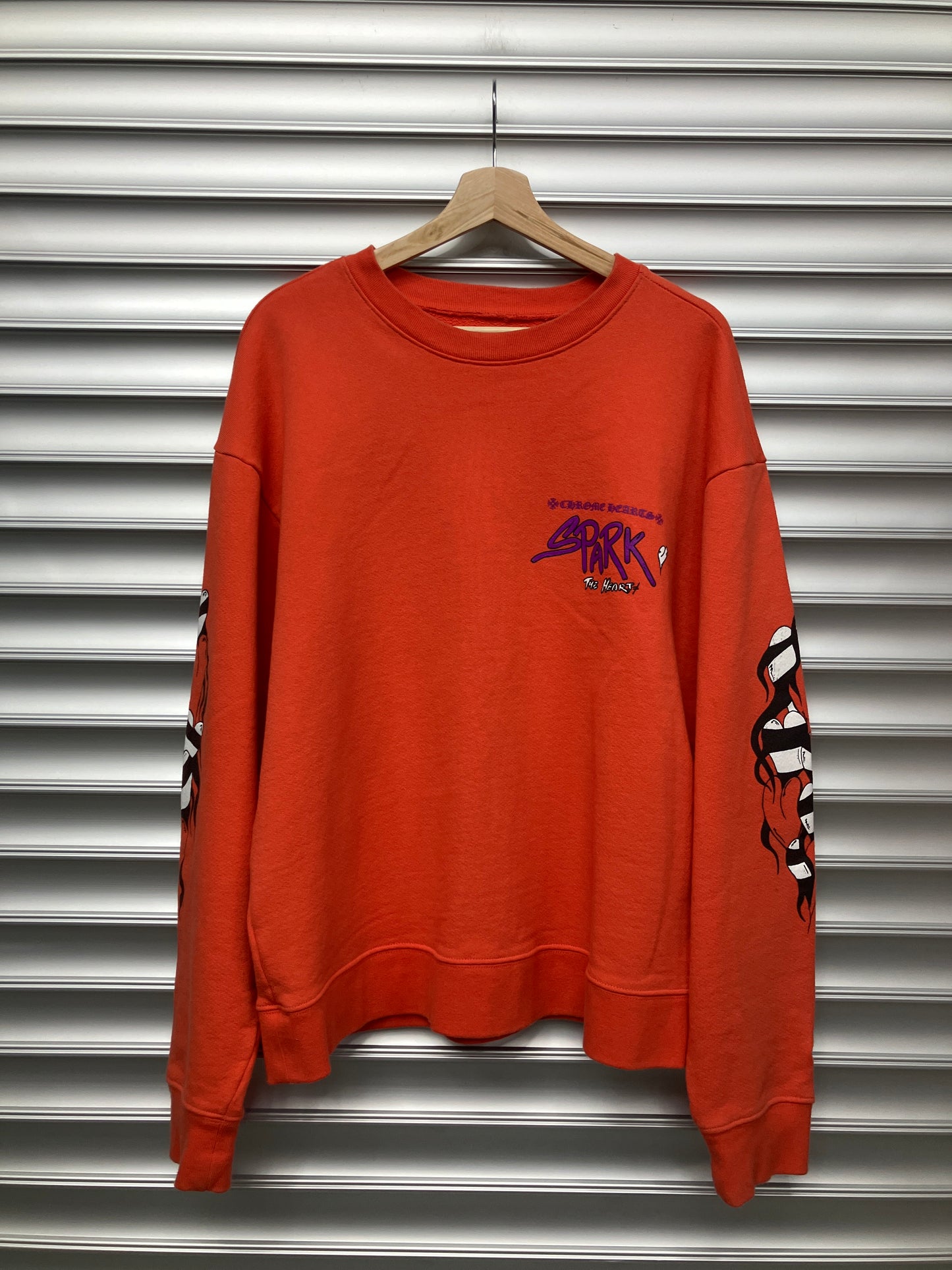 Chrome Hearts Matty Boy Sadistic Lipstic Crewneck - L