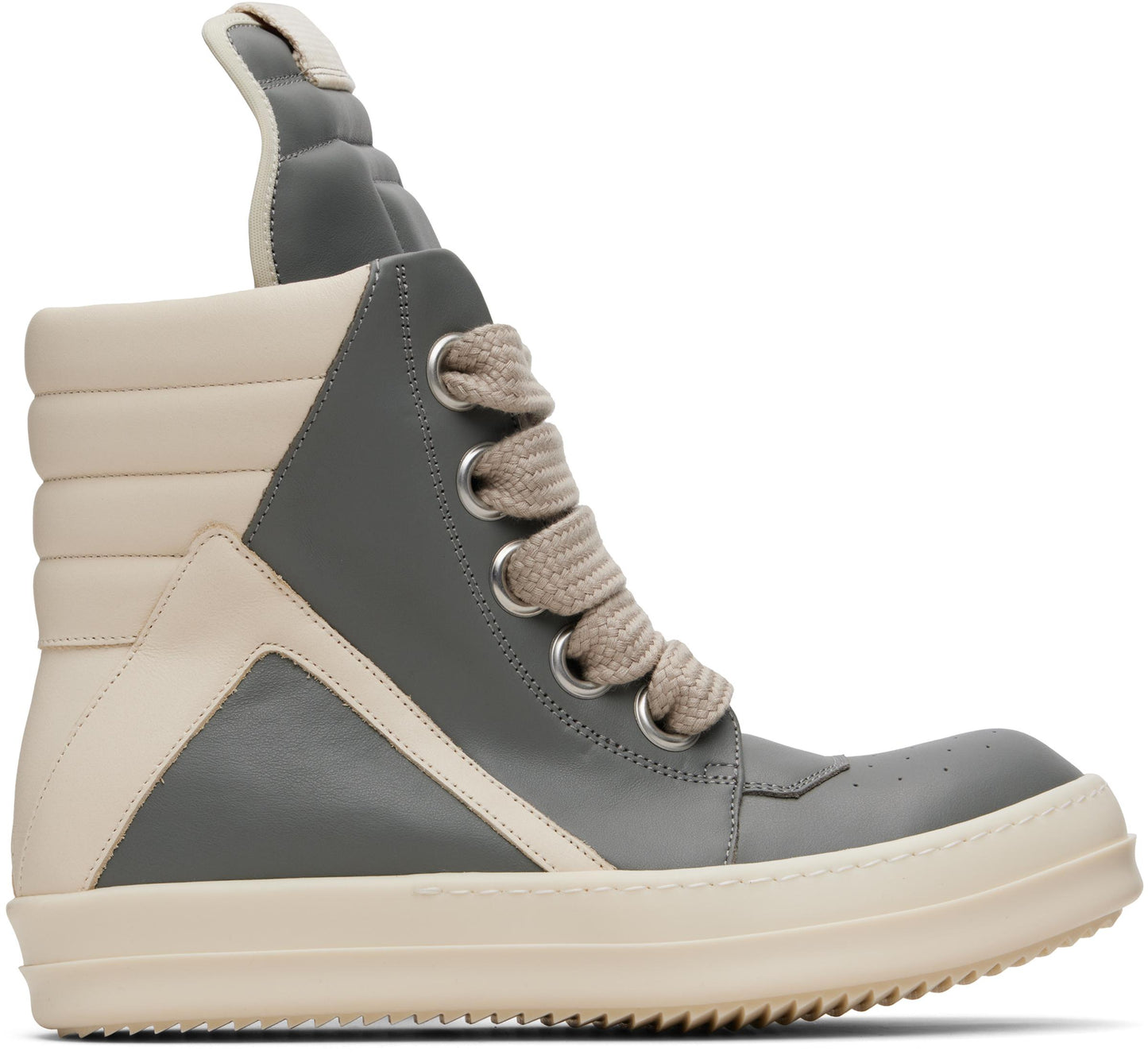 Rick Owen Geobasket Jumbo Lace Washed Indigo