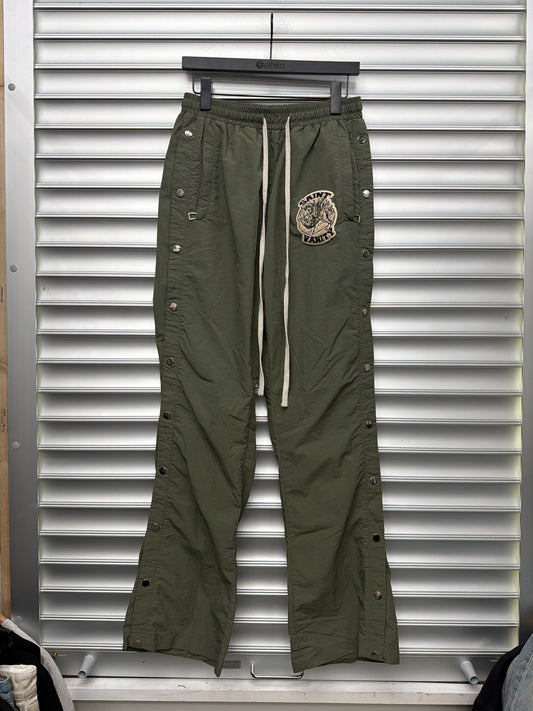 Saint Vanity Green Nylon Pants - M **