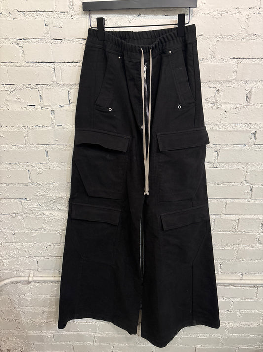 Rick Owens Black Cord Bela Cargos - 46