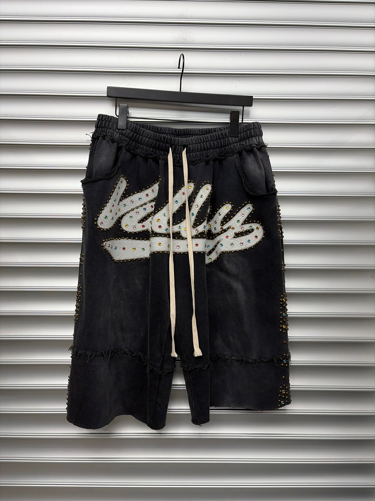 Vale Rhinestone Sweatpants - M**